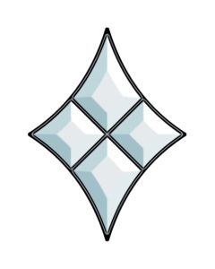 Mini Bevel Cluster, 5-1/4" x 7"