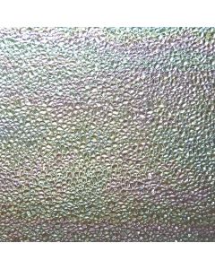 Wissmach Clear Dew Drop Iridized Glass, closeup