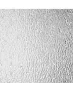 Wissmach Clear Ripple Glass, closeup