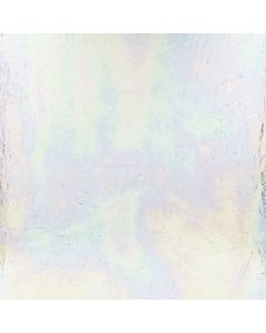 Wissmach Clear Seedy Iridized Glass - backlit