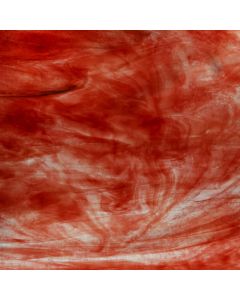 Wissmach Burgunday & Clear Cathedral Streaky Glass