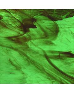 Wissmach Mystic Medium Green, Brown & White Glass