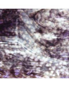 Youghiogheny White, Purple Mottled Glass