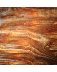 Youghiogheny Off White and Rust Brown Mottled Glass