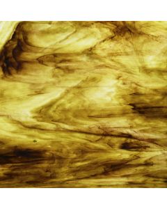 Youghiogheny Ice White, Avocado Green, Black Stipple Glass