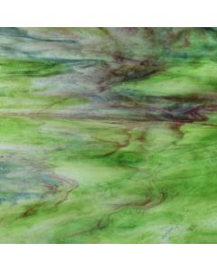 Youghiogheny Pale Green, Copper Blue, Gold Purple Stipple Glass