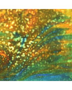 Youghiogheny Silver Yellow, Turquoise Blue, Green Glass