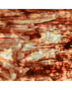 Youghiogheny Copper Ruby, White Mottled Glass