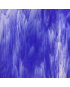 Wissmach White and Blue Prisma Fusible COE 96 Glass