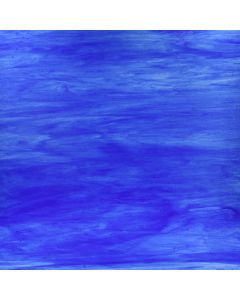 Wissmach Crystal / Dark Blue Fusible 96 Glass (Back-lit)