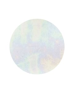 Clear 8" Circle Luminescent Fusible 96 Glass