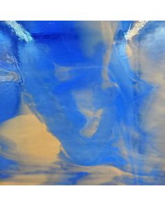 Youghiogheny Gray Opal with Cobalt Streaks COE96 Glass