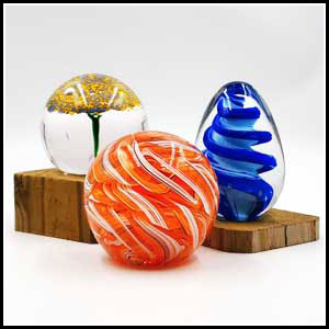 Paperweight Hot Glass Option