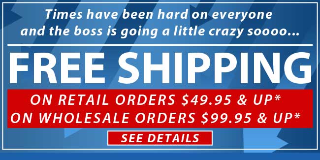 Free Shipping One Week Only. October 8th through 16th on all orders $49.95 and up! See Details.